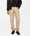 Mango Bob Regular Fit Jeans In Beige