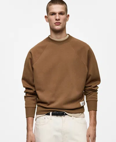 MANGO MEN'S RELAXED-FIT SWEATSHIRT