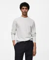 Mango Fine Knit Sweater In Light Heather Gray