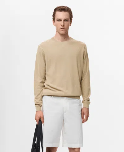 MANGO MEN'S FINE-KNIT SWEATER