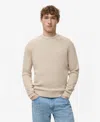 Mango Men's Fine Rib-knit Cotton Sweater In Neutral