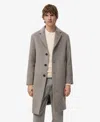 Mango Men's Herringbone Structure Wool Coat In Gray
