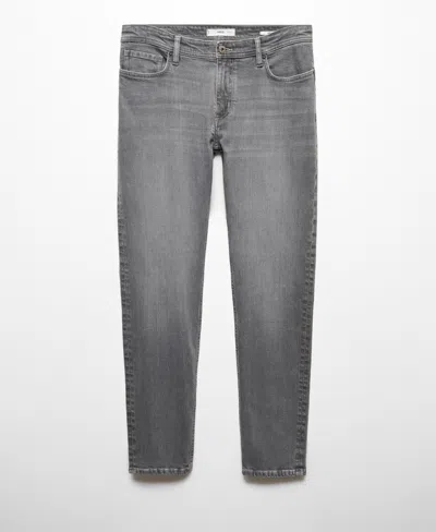 Mango Men's Jan Slim-fit Jeans In Denim Grey