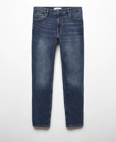 Mango Men's Jude Skinny-fit Jeans In Dark Blue