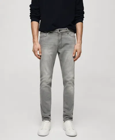 Mango Men's Jude Skinny-fit Jeans In Denim Grey