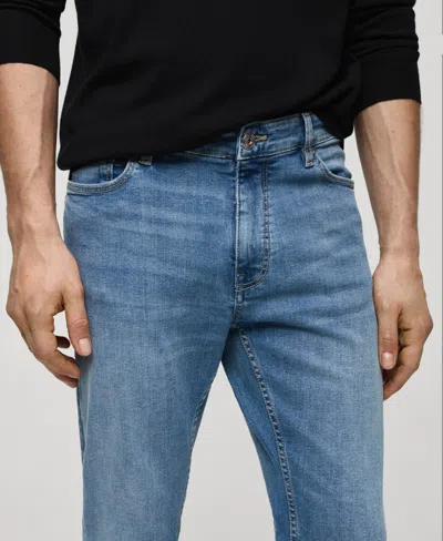 Mango Men's Jude Skinny-fit Jeans In Medium Blue
