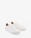 Mango Men's Lace-up Panel Sneakers In White
