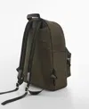 MANGO MEN'S LEATHER-EFFECT BACKPACK