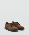 Mango Men's Leather Suit Shoes In Multi