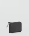 Mango Men's Leather Wallet In Brown