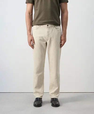 Mango Lori Tapered Jeans In Neutral