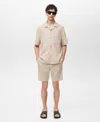 Mango Regular Fit Lyocell Camp Shirt