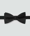 Mango Men's Microstructure Classic Bow Tie In Black