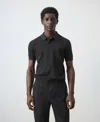 Mango 100% Cotton Fine-knit Polo Shirt Night Blue