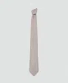 Mango Men's Microstructure Silk Blend Neck Tie In Neutral