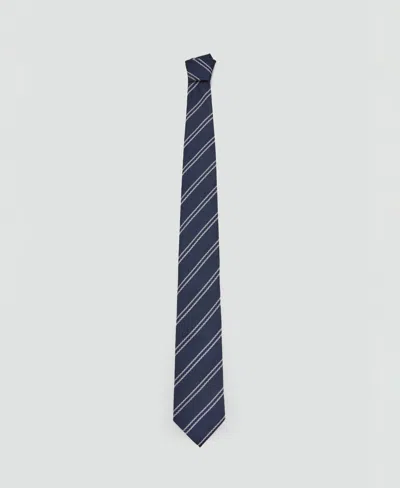 MANGO MEN'S MICROSTRUCTURE STRIPED TIE