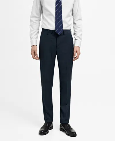 Mango Men's Milan Slim-fit Suit Pants In Blue