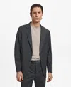 Mango Men's Milan Slim-fit Suit Blazer In Black