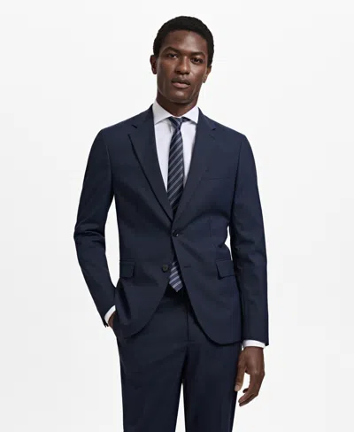 Mango Men's Milan Slim-fit Suit Blazer In Blue