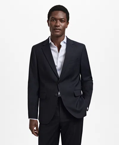 Mango Men's Milan Slim-fit Suit Blazer In Black