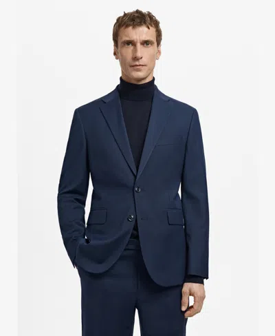 Mango Men's Milan Slim-fit Suit Blazer In Blue