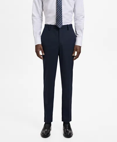 Mango Men's Milan Slim-fit Suit Pants In Blue