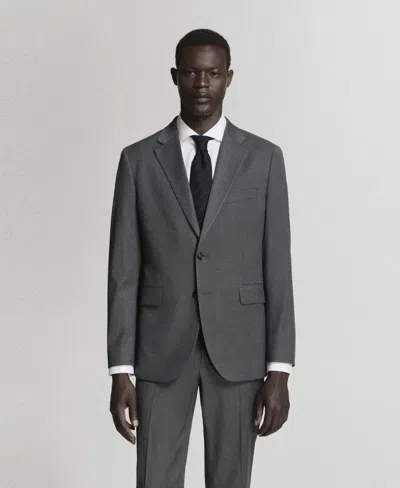 Mango Men's Milan Slim-fit Suit Blazer In Gray