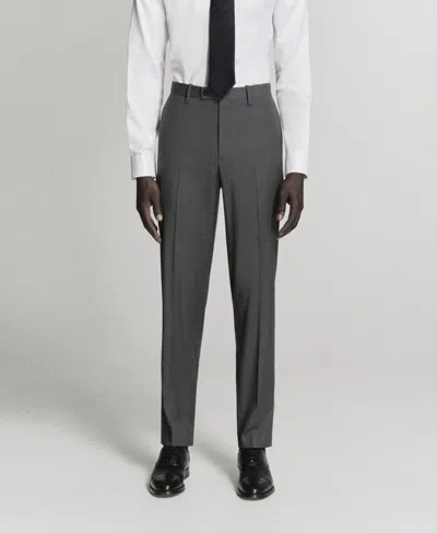 Mango Men's Milan Slim-fit Suit Pants In Gray