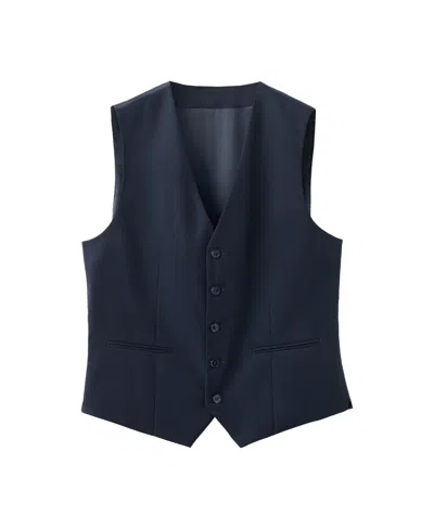 Mango Men's Milan Slim-fit Suit Vest In Blue