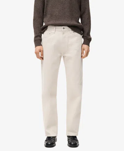 Mango Men's Moby Straight-fit Jeans In Neutral