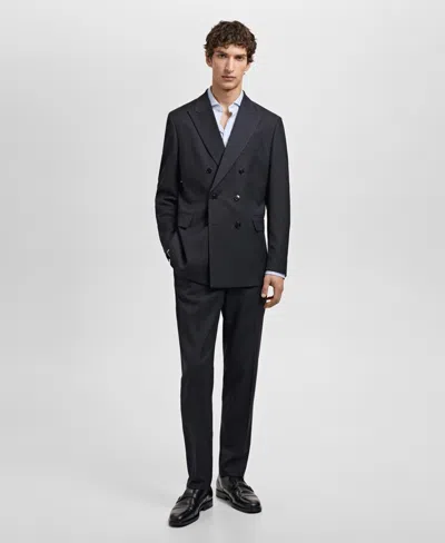 Mango Men's Monaco Eu Slim-fit Suit Pants In Black