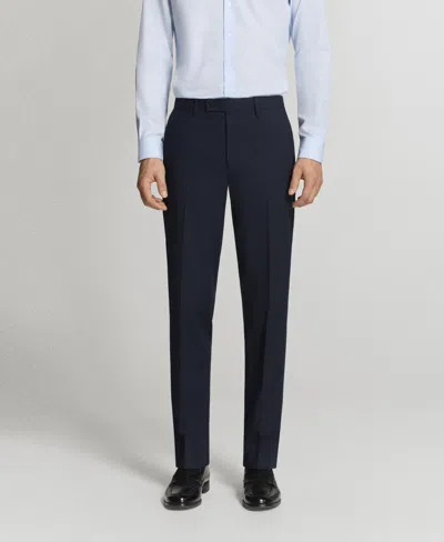 Mango Men's Monaco Slim-fit Suit Pants In Navy