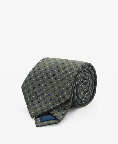 Mango Men's Mulberry Silk Tie In Khaki