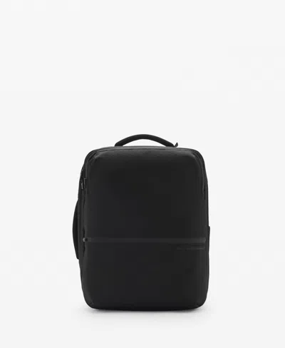Mango Travel Multi Pocket Backpack In Black