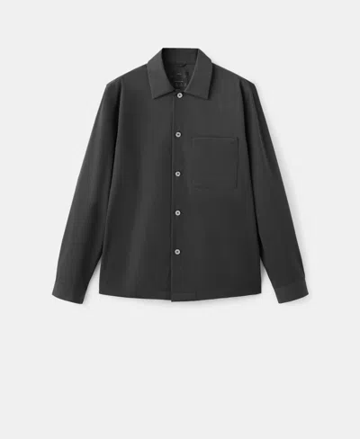 Mango Men's Non-iron Pocket Overshirt In Multi
