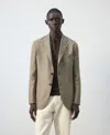 Mango Men's Patch Pockets Blazer In Green