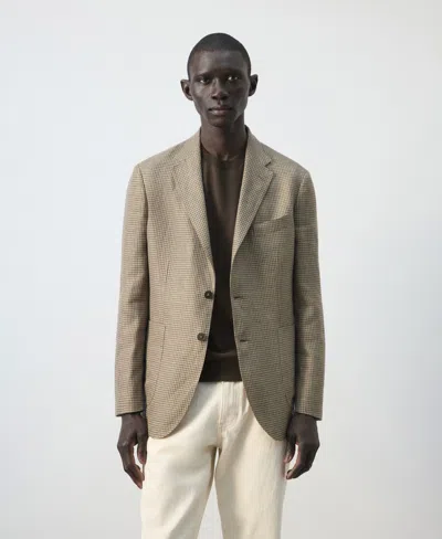 Mango Men's Patch Pockets Blazer In Green