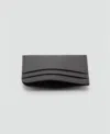 Mango Men's Pebbled Leather Cardholder In Brown