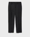 Mango Regular Fit Pleated Pants In Dark Heather Gray