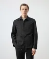 Mango Patch Pocket Jacket In Black