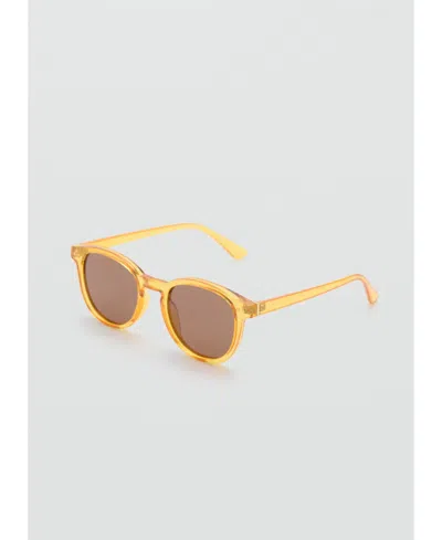 Mango Lunettes Soleil In Ocre