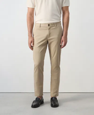 Mango Men's Prato Cropped Tapered Chino Pants In Beige