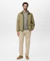 Mango Men's Quilted Water-repellent Reversible Jacket In Multi