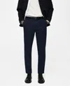 Mango Men's Regular-fit Canvas Cotton Trousers In Indigo Blue