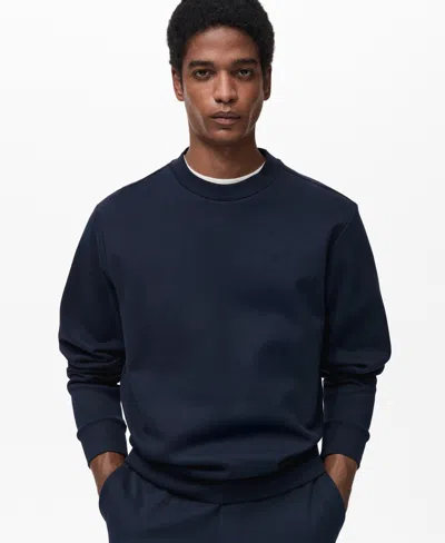 MANGO MEN'S REGULAR-FIT COTTON SWEATSHIRT