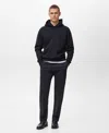 Mango Men's Regular-fit Hoodie In Blue
