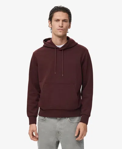 Mango Men's Regular-fit Hoodie In Brown