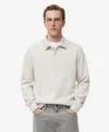 Mango Men's Regular-fit Polo Sweatshirt In White