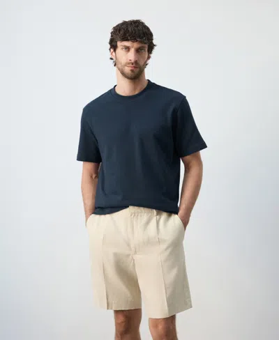 Mango Men's Regular Fit T-shirt In Blue