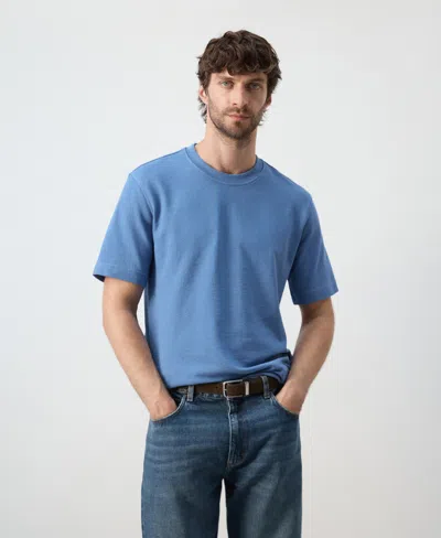 Mango Men's Regular Fit T-shirt In Blue